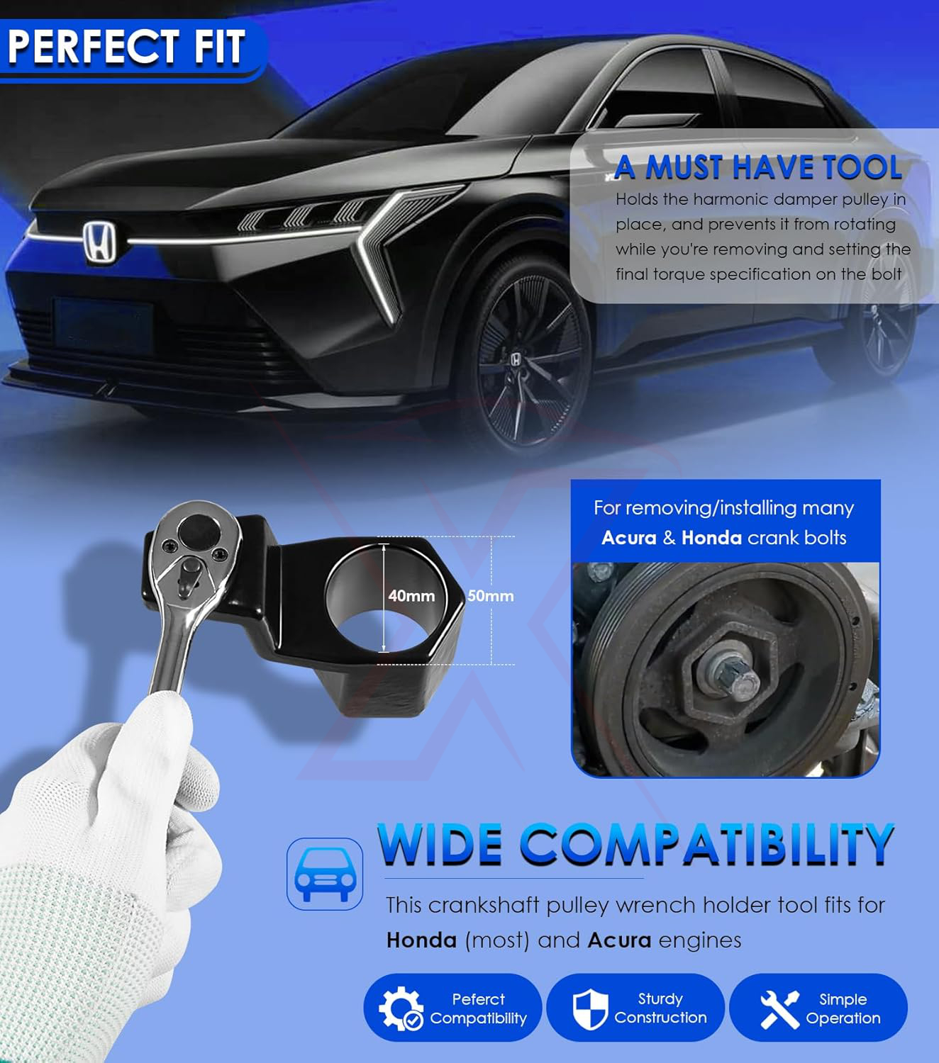 FORCE FC-905G25 Krukaspoelie gereedschap BMW N47, N57